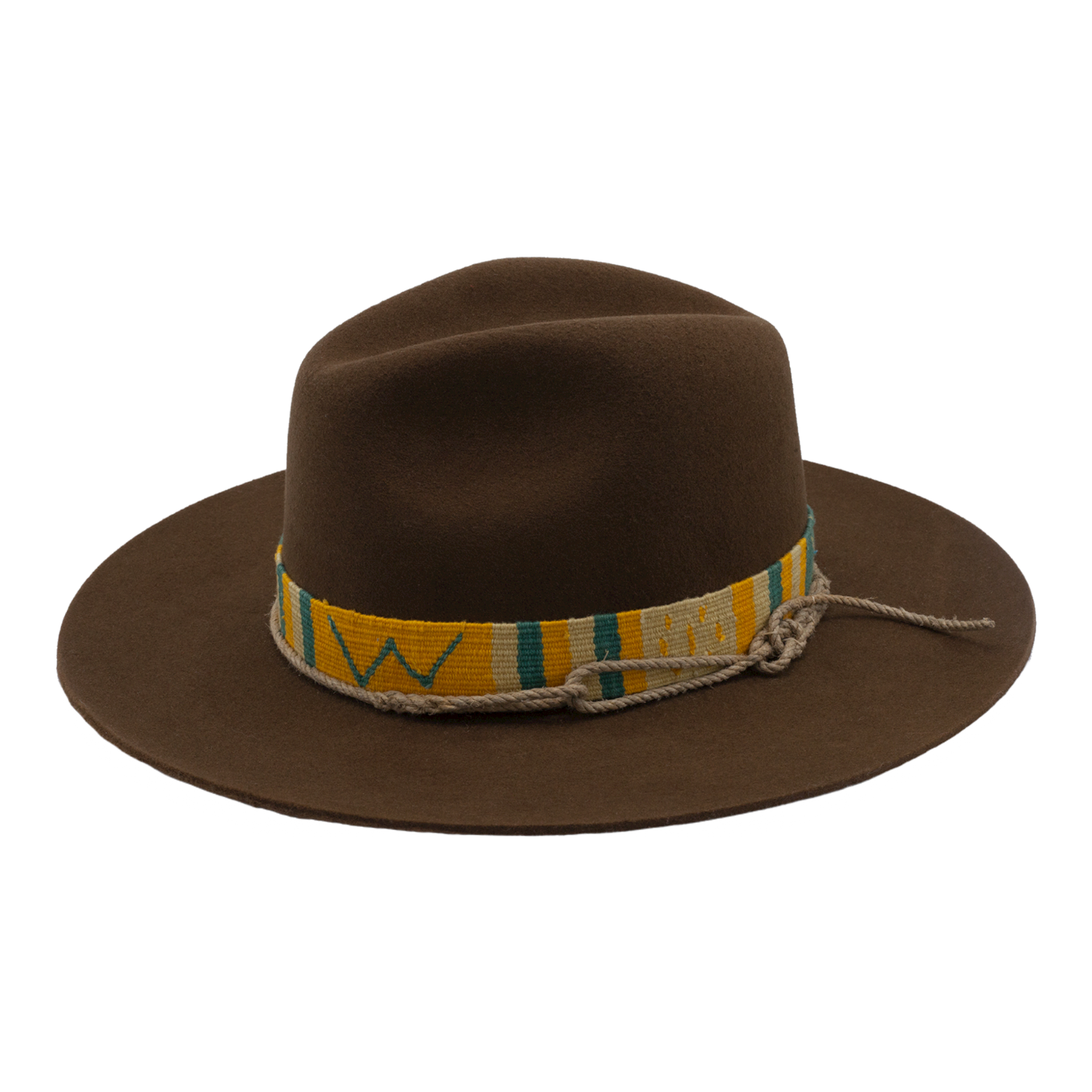 Yellow beaded outlets fedora hat/cowboy hat/ south American hat with free shipping world wide